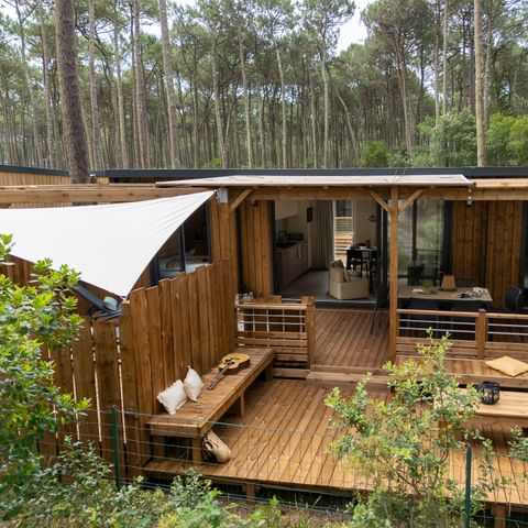 Mobilhome 4 personnes - Exclusif - 2 chambres - 2 salles d'eau - Clim.