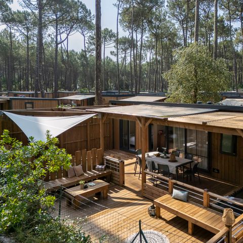 BUNGALOW 6 personnes - Exclusif - 3 chambres - 2 salles d'eau - Clim.