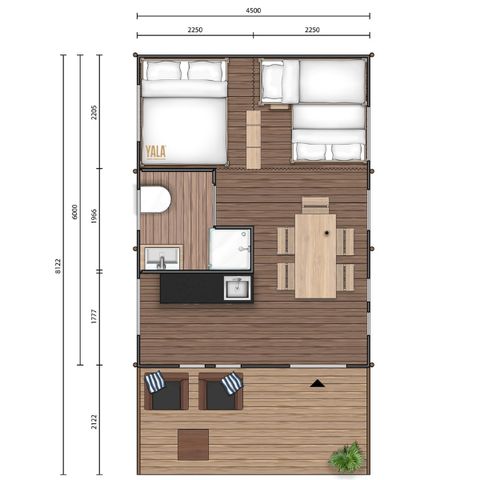 LODGE 5 personnes - L'été