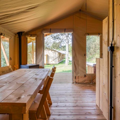 TENTE TOILE ET BOIS 5 personnes - Comet 27 Lodges