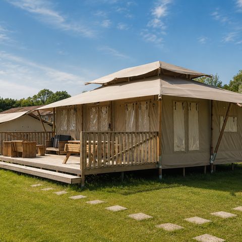 TENTE TOILE ET BOIS 5 personnes - Stardust 40 - 5 personnes