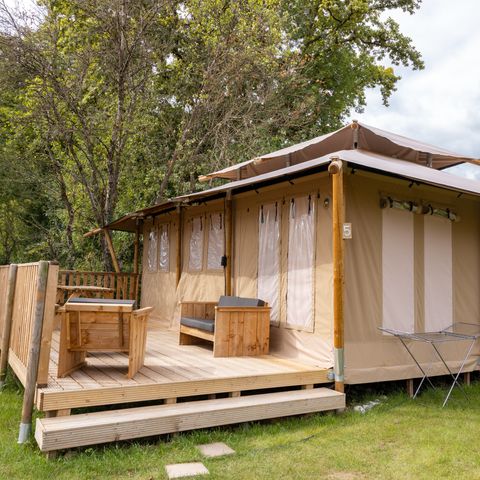 TENTE TOILE ET BOIS 5 personnes - Stardust 40 - 5 personnes