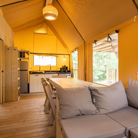 TENTE TOILE ET BOIS 8 personnes - Ranger Lodge