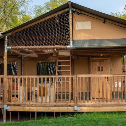 TENTE TOILE ET BOIS 8 personnes - Ranger Lodge