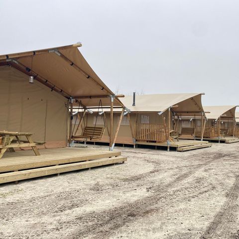 TENTE TOILE ET BOIS 5 personnes - Safari Lodge A