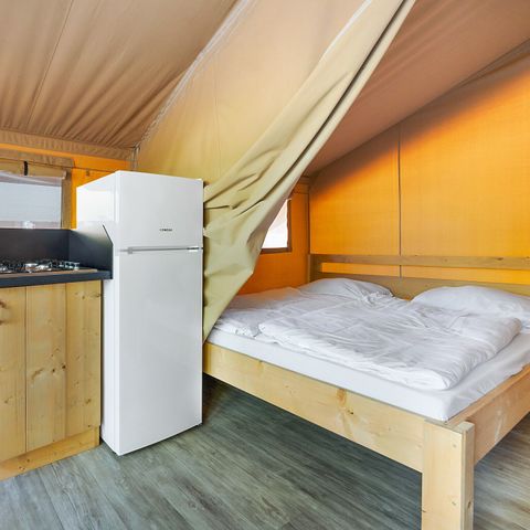 TENTE TOILE ET BOIS 5 personnes - Cikat - Safari tent Lodge (5P)