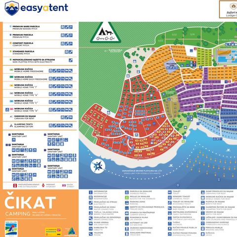Tente en toile et en bois 5 personnes - Cikat - Safari tent Lodge - 6P