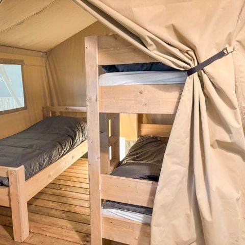 TENTE TOILE ET BOIS 5 personnes