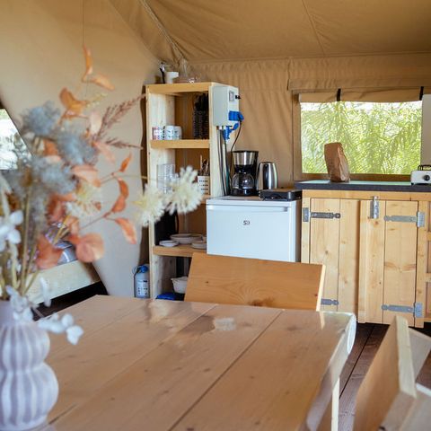 TENTE TOILE ET BOIS 5 personnes