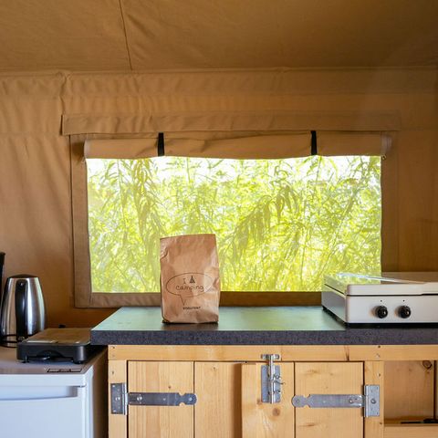 TENTE TOILE ET BOIS 5 personnes