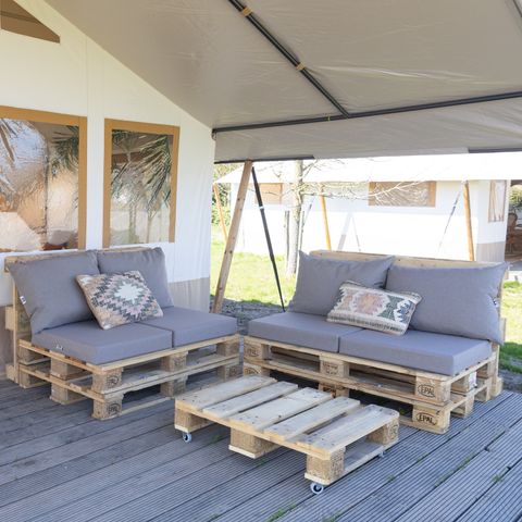 TENTE TOILE ET BOIS 4 personnes - Cast Away deluxe