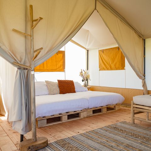 TENTE TOILE ET BOIS 4 personnes - Cast Away deluxe