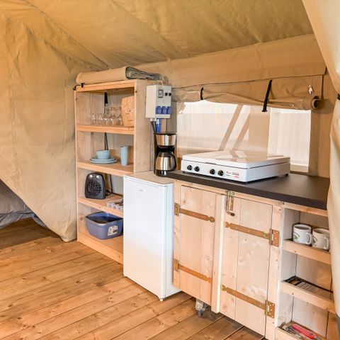 TENTE TOILE ET BOIS 5 personnes