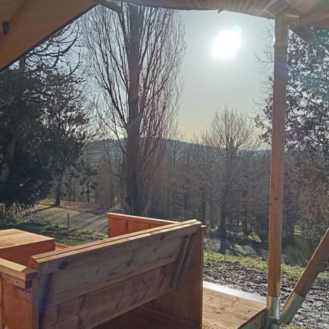 TENTE TOILE ET BOIS 5 personnes