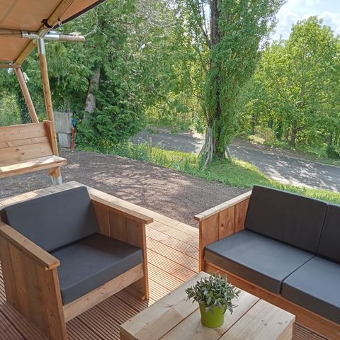 TENTE TOILE ET BOIS 5 personnes