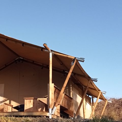 TENTE TOILE ET BOIS 3 personnes