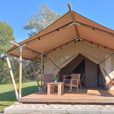 TENTE TOILE ET BOIS 3 personnes