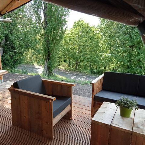 TENTE TOILE ET BOIS 5 personnes