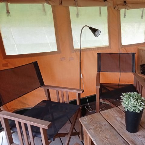 TENTE TOILE ET BOIS 6 personnes