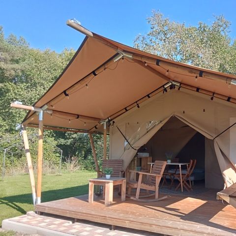 TENTE TOILE ET BOIS 2 personnes