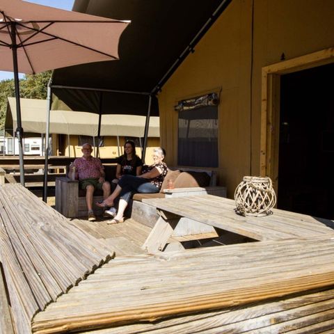 TENTE TOILE ET BOIS 6 personnes - Tente de camping