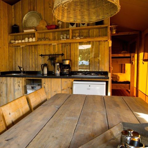 TENTE TOILE ET BOIS 6 personnes - Tente de camping