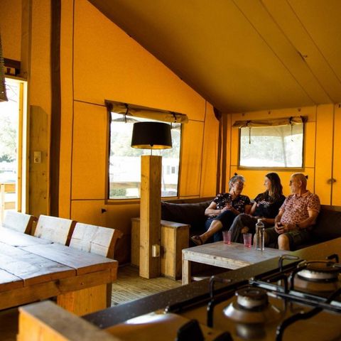 TENTE TOILE ET BOIS 6 personnes - Tente de camping