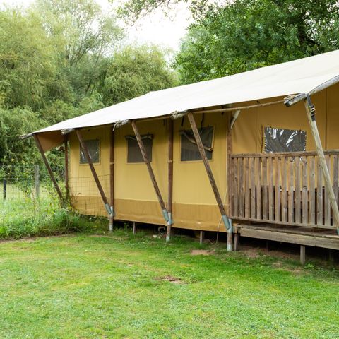 TENTE TOILE ET BOIS 6 personnes - Tente Lodge