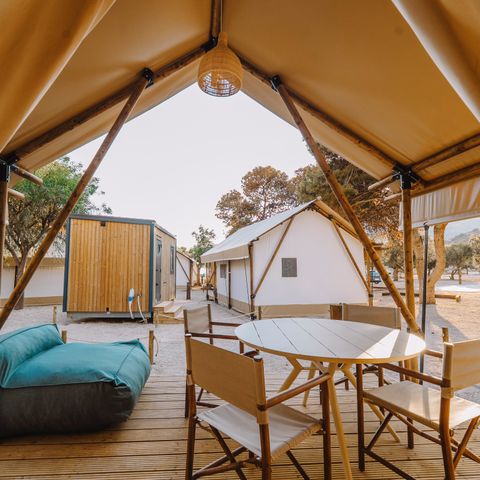 TENTE TOILE ET BOIS 5 personnes - SAFARI ARENA 5