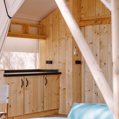 TENTE TOILE ET BOIS 5 personnes - SAFARI ARENA 5