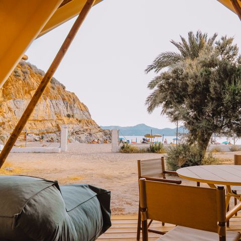 TENTE TOILE ET BOIS 5 personnes - SAFARI ARENA 5 VUE SUR LA MER