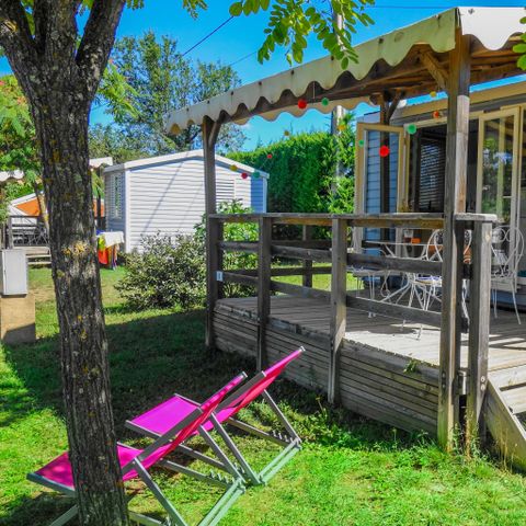 BUNGALOW 6 personnes - 3 chambres Riviera  climatisé 32m²