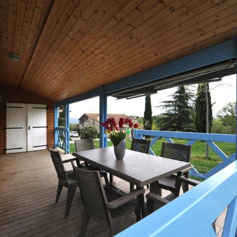 CHALET 10 personnes - Lodge chalet Twin 65m²+35m²