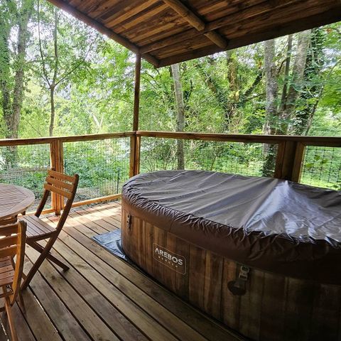 CHALET 5 personnes - Cottage 2 chambres SPA privé - Lescar SPA D017