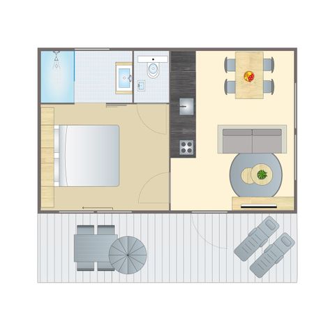 CHALET 2 personnes - 2B2