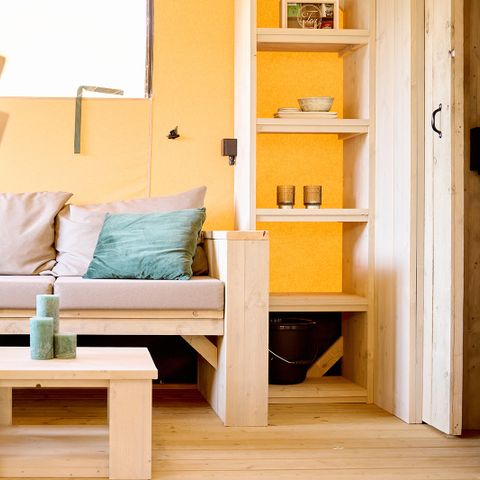 TENTE TOILE ET BOIS 7 personnes - Rangerlodge