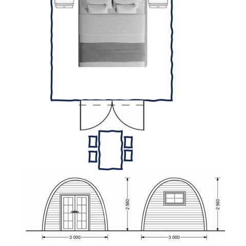 HÉBERGEMENT INSOLITE 2 personnes - Insolite POD ( 1 ou 2 personnes )