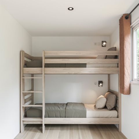BUNGALOW 4 personnes - CONFORT 2 chambres 4 personnes clim PMR