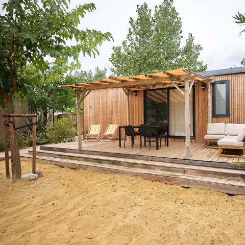 Mobilhome 4 personnes - Cottage Roussane 3 Pièces 4 Personnes Climatisé + TV 2sdb