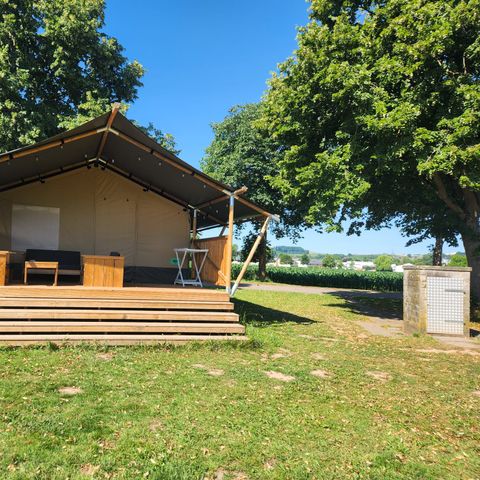 Tente en toile et en bois 6 personnes