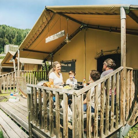 TENTE TOILE ET BOIS 5 personnes