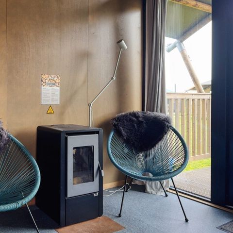 TENTE TOILE ET BOIS 4 personnes - Loge