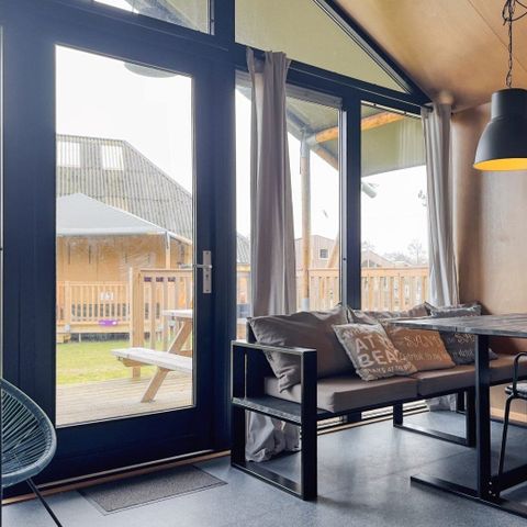 TENTE TOILE ET BOIS 4 personnes - Loge