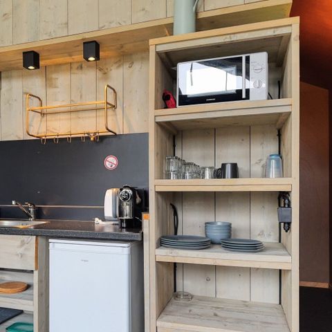 TENTE TOILE ET BOIS 4 personnes - Loge