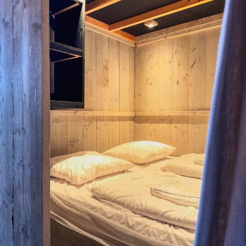 Tente en toile et en bois 4 personnes - Lodge