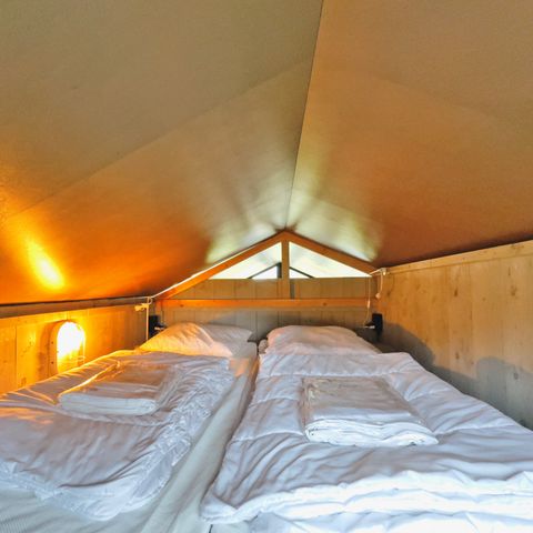 Tente en toile et en bois 4 personnes - Lodge