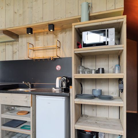 Tente en toile et en bois 4 personnes - Lodge