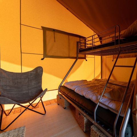 Tente en toile et en bois 4 personnes