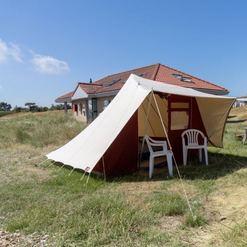 Tente 2 personnes - Tente « De Waard » - Aménagement de base - Animaux acceptés