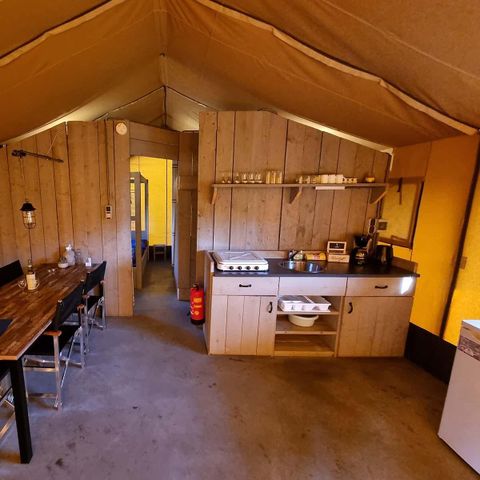 TENTE TOILE ET BOIS 5 personnes